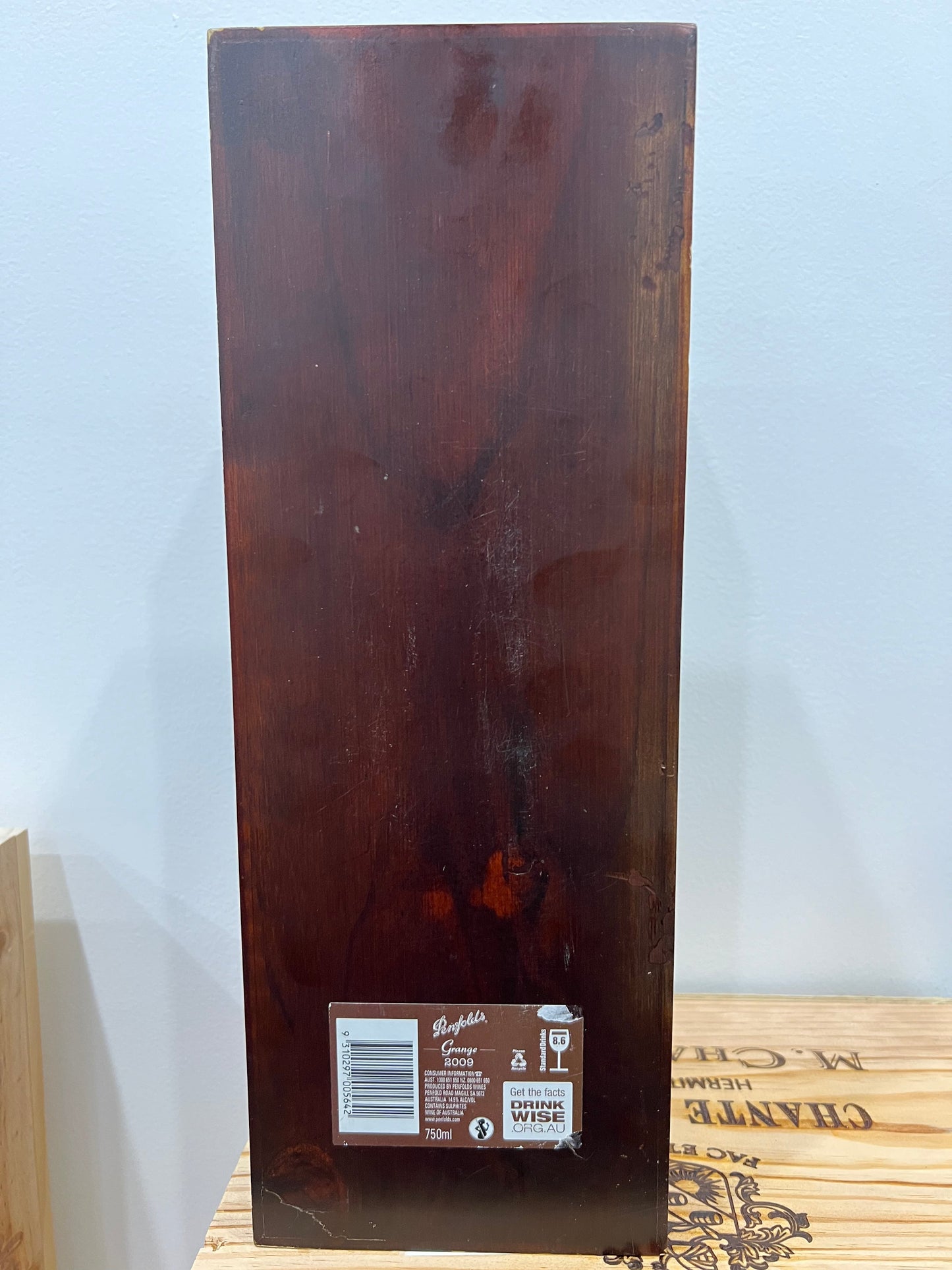 2009 Penfolds Bin 95 Grange Shiraz 750ml Original Wood Box