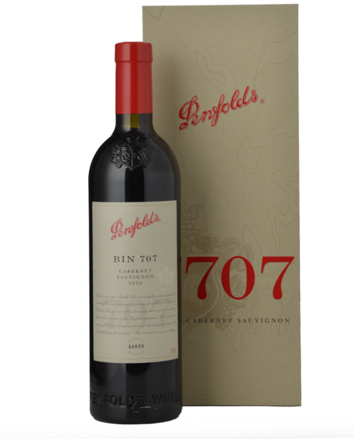 2016 Penfolds Bin 707 Cabernet Sauvignon 750ml with Original Presentation Box