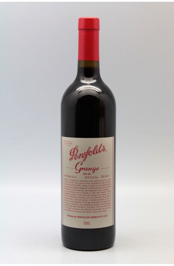 2010 Penfolds Bin 95 Grange Shiraz 750ml