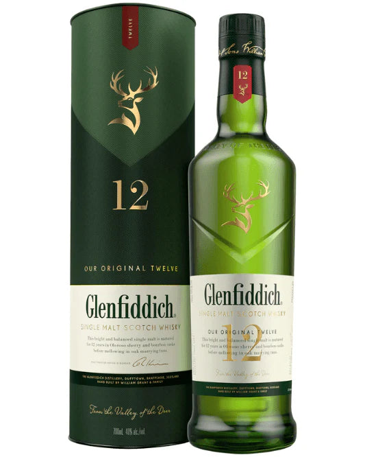 Glenfiddich 12 Year Old Single Malt Scotch Whisky 700ml