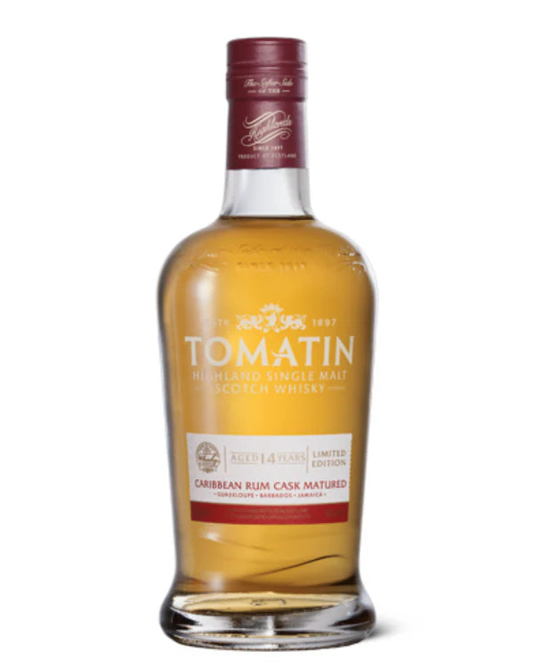 Tomatin 14 Year Old Caribbean Rum Cask Highland Single Malt Scotch Whisky 750ml