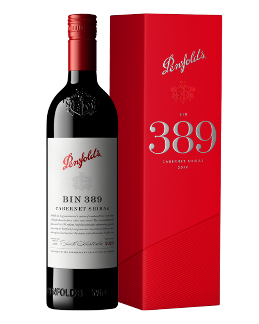 2020 Penfolds Bin 389 Cabernet Shiraz 750ml Gift Box