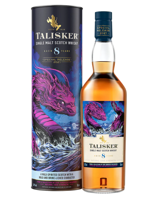 Talisker 8 Year Old Single Malt Special Release 2021 Scotch Whisky 700ml