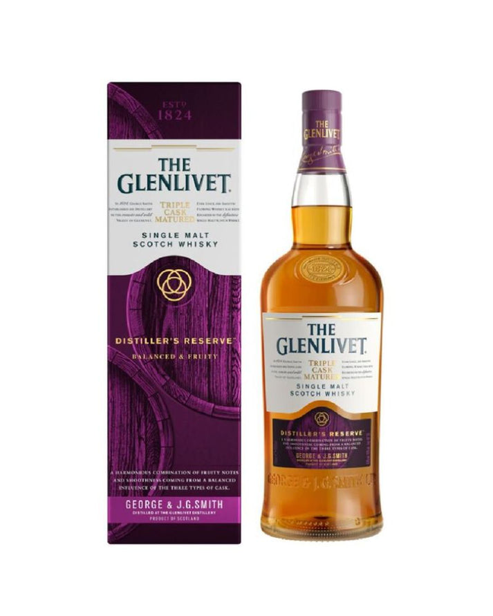 The Glenlivet Distillers Reserve Triple Cask Matured Single Malt Scotch Whisky (1000ml)