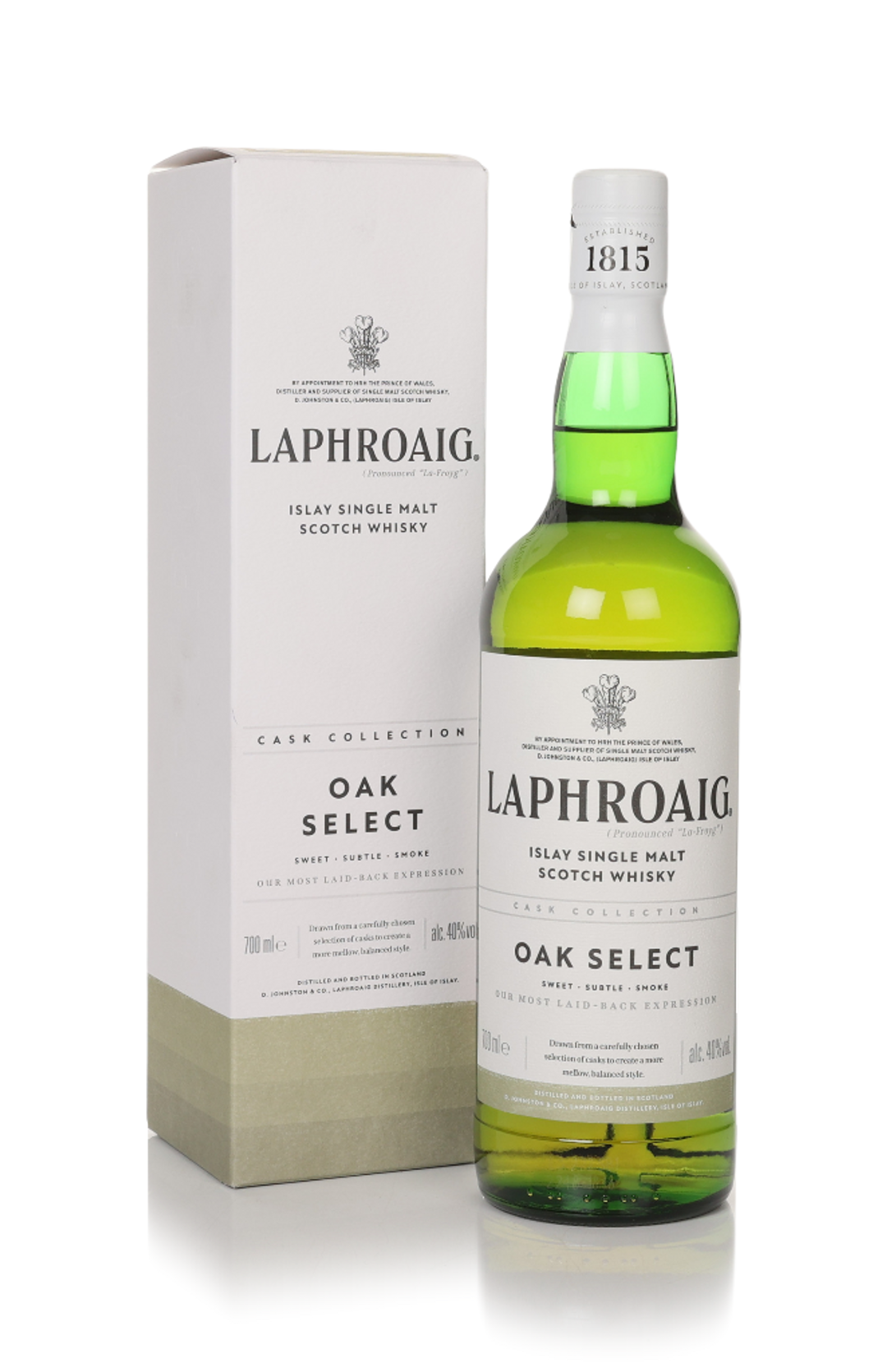 Laphroaig Oak Select Cask Scotch Whisky 700mL