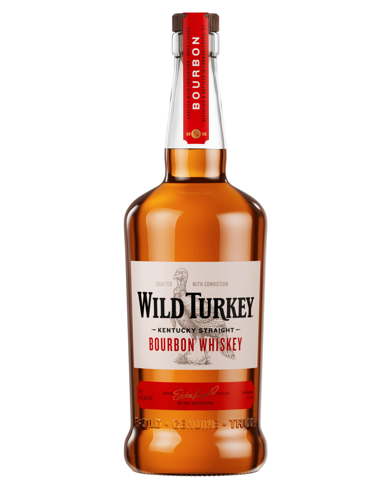 Wild Turkey Kentucky Straight Bourbon Whiskey 81p 700mL