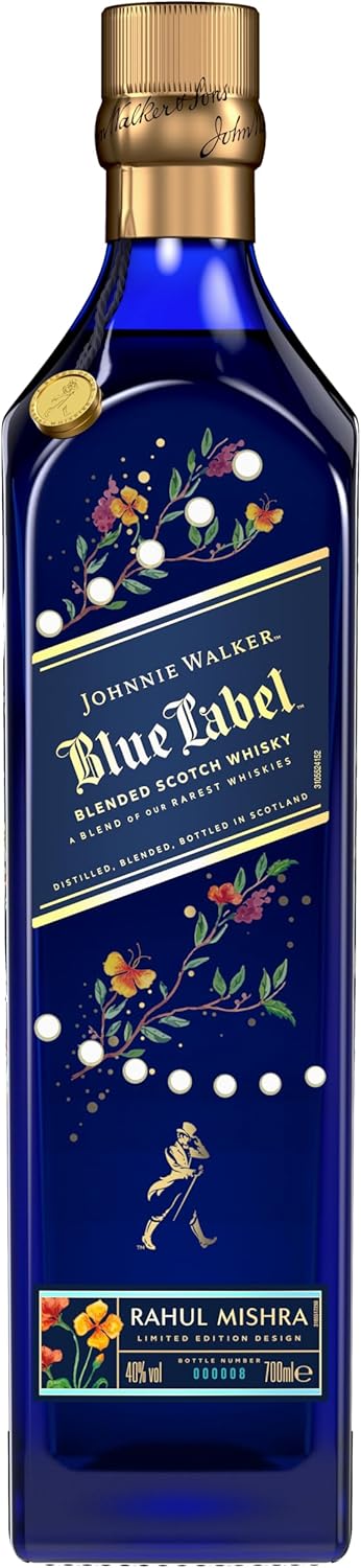Johnnie Walker Blue Label Diwali x Rahul Mishra Blended Scotch Whisky 700ml