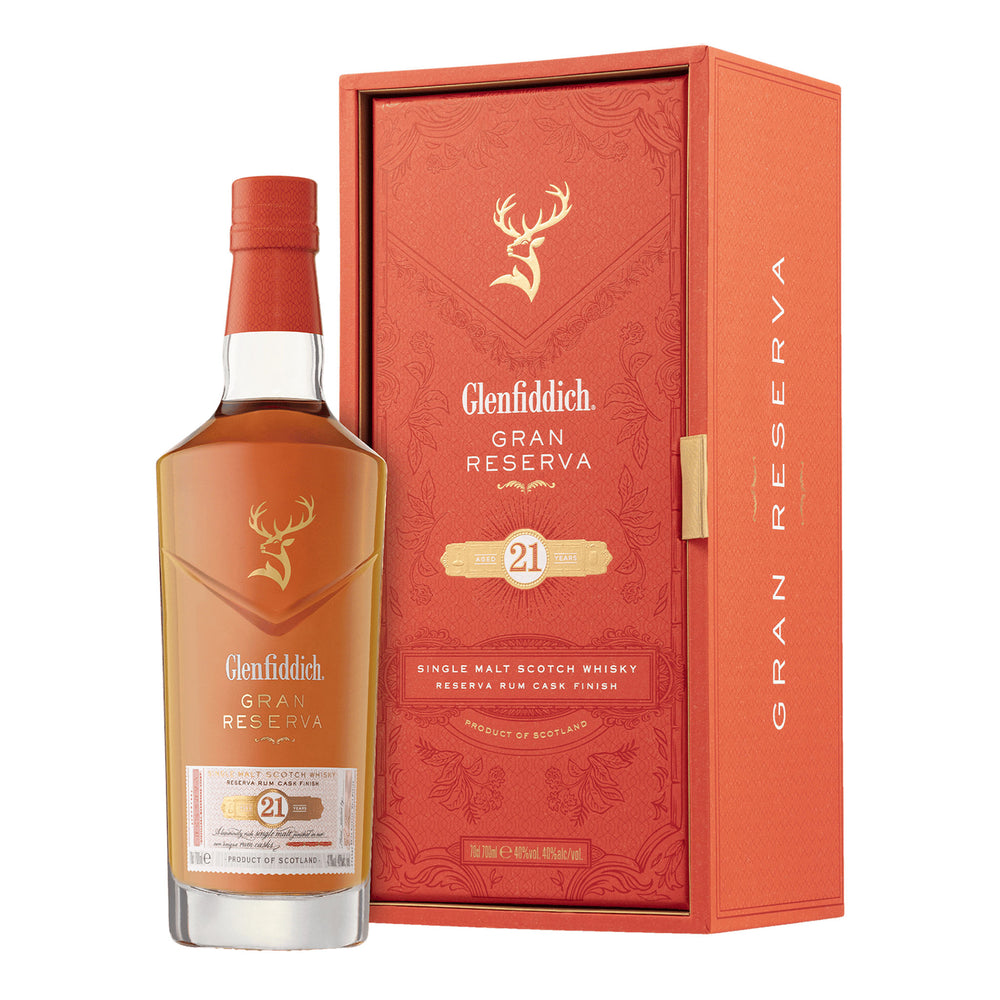 Glenfiddich Gran Reserva 21 Year Old Single Malt Scotch Whisky 700mL