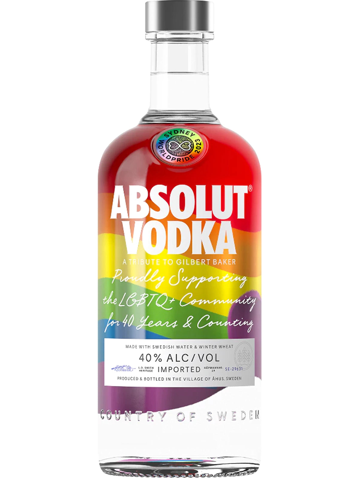 Absolut Rainbow Vodka 700mL(Local Pickup Only)