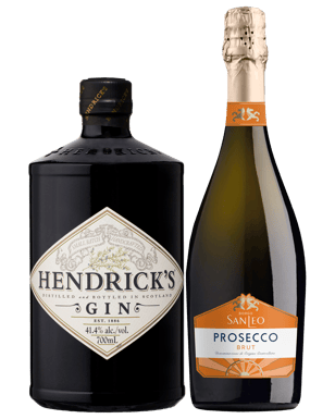 Hendricks Gin 700mL & Borgo Sanleo Prosecco 750ml Bundle