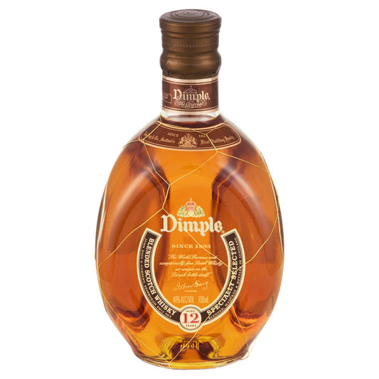 Dimple 12 Year Old Blended Scotch Whisky 700mL