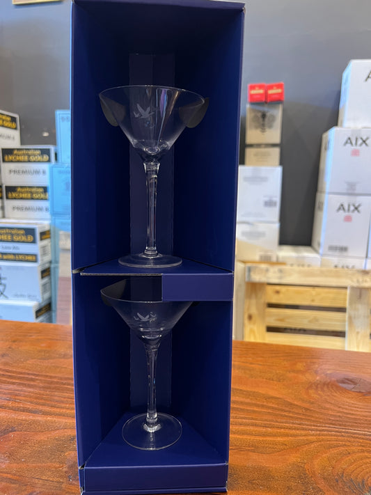 GREY GOOSE® Martini Cocktail Glasses 2 pieces