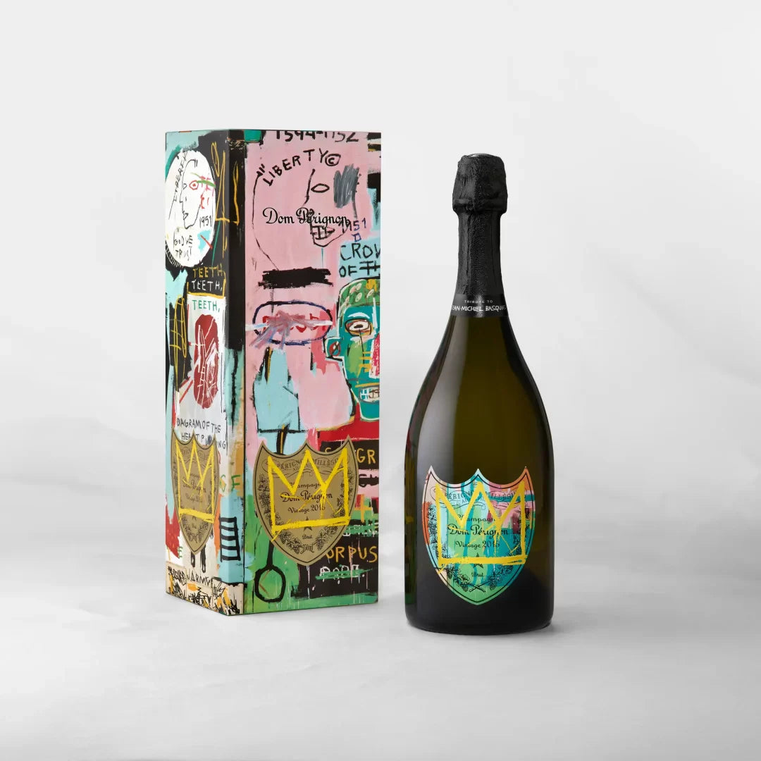 2015 Dom Perignon Jean-Michel Basquiat Tribute Vintage Brut 750ml Yellow Edition