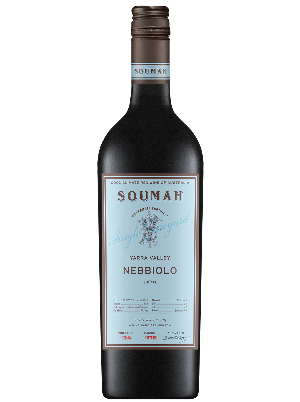 2022 Single Vineyard Hexham Nebbiolo 750ml