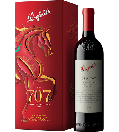 2023 Penfolds Bin 707 Cabernet Sauvignon Lunar New Year 750ml Gift Box