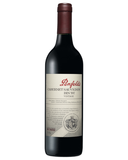 1996 Penfolds Bin 707 Cabernet Sauvignon 750ml