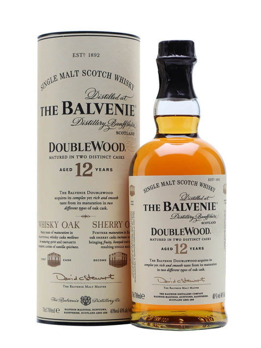 The Balvenie DoubleWood 12 Year Old Single Malt Scotch Whisky 700mL