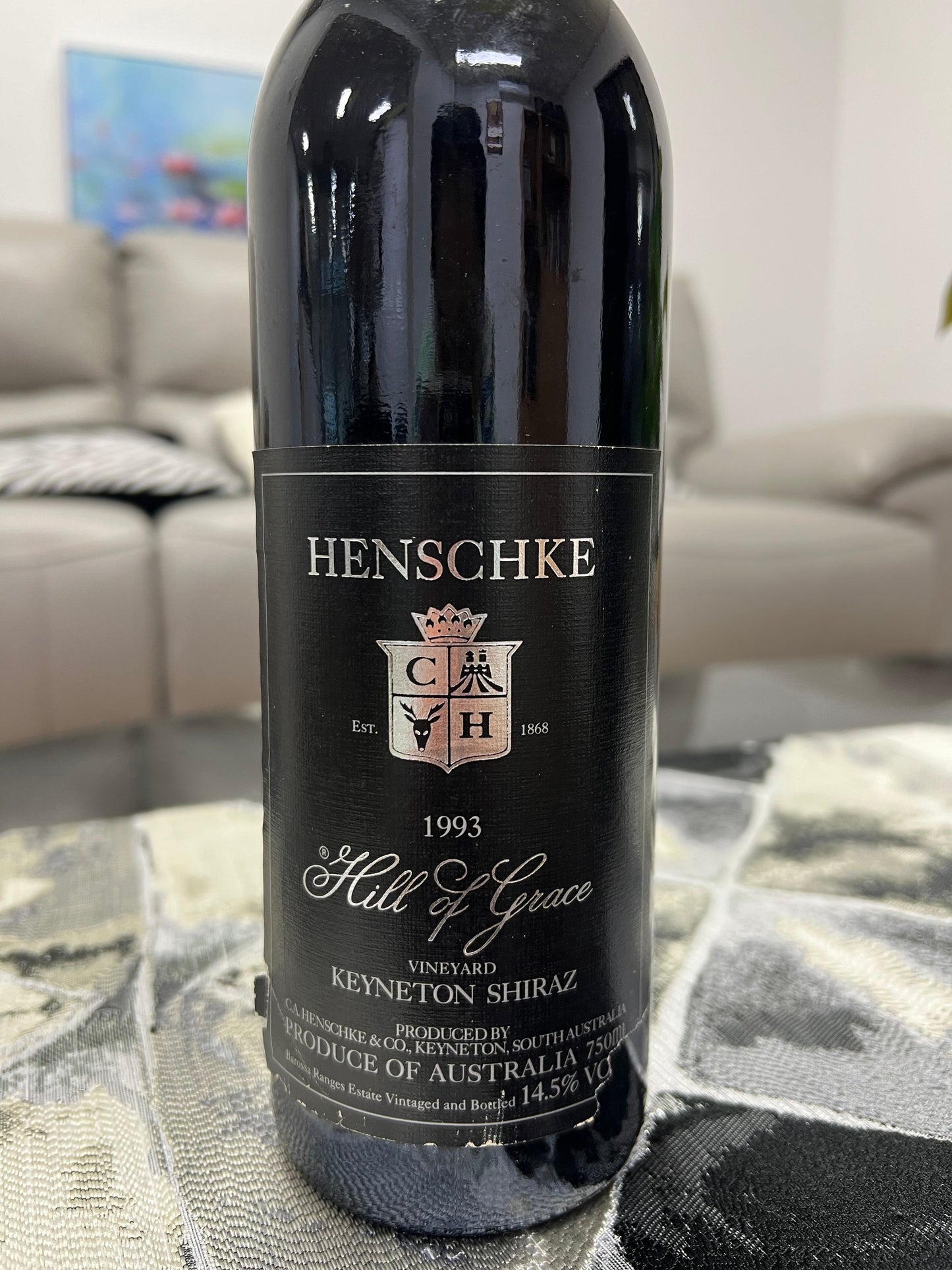 1993 Henschke Hill of Grace Shiraz 750ml