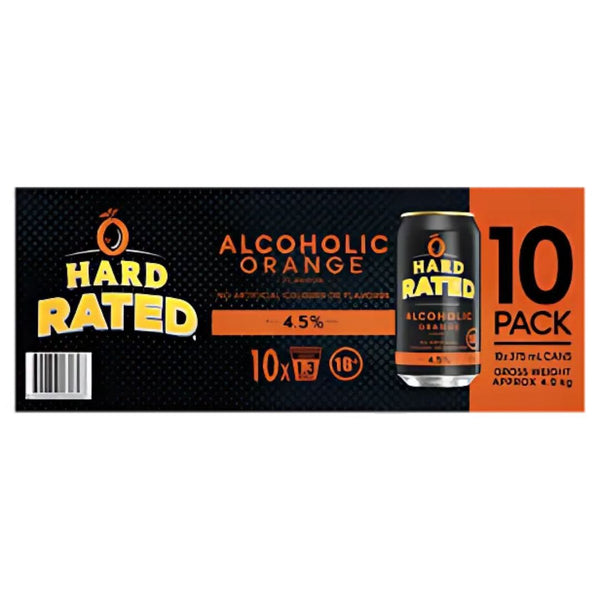 Hard Rated Orange Cans 375mL