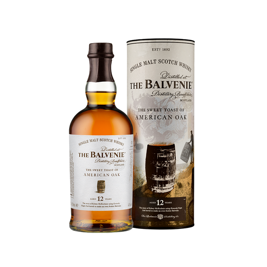 The Balvenie 12 Year Old American Oak Single Malt Scotch Whisky 700mL