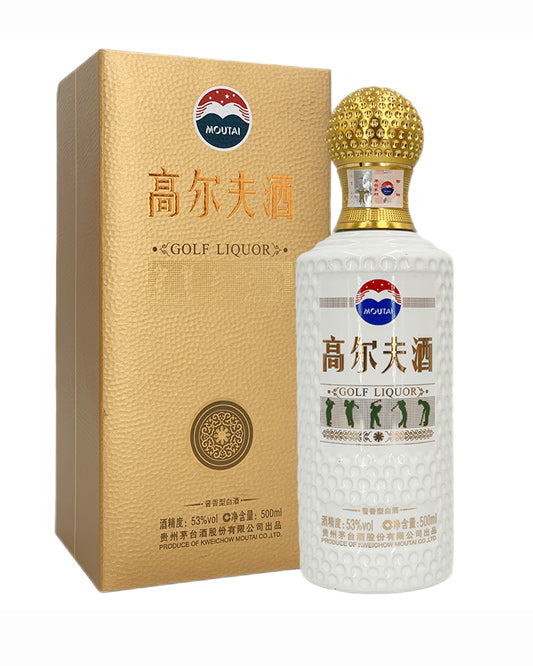  Kweichow Moutai 'Golf Liquor' 53% Baijiu 500ml