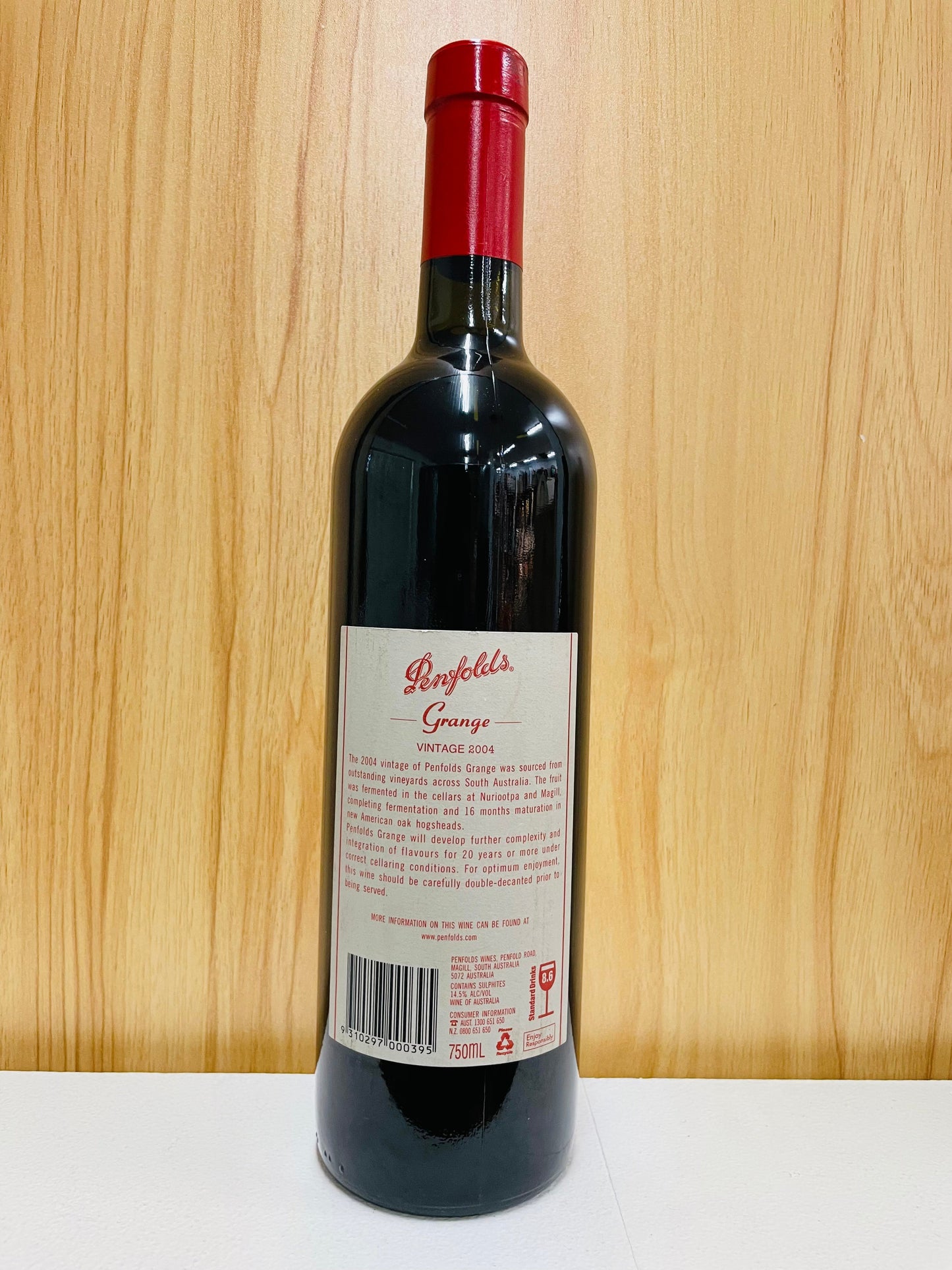 2004 Penfolds Bin 95 Grange Shiraz 750ml