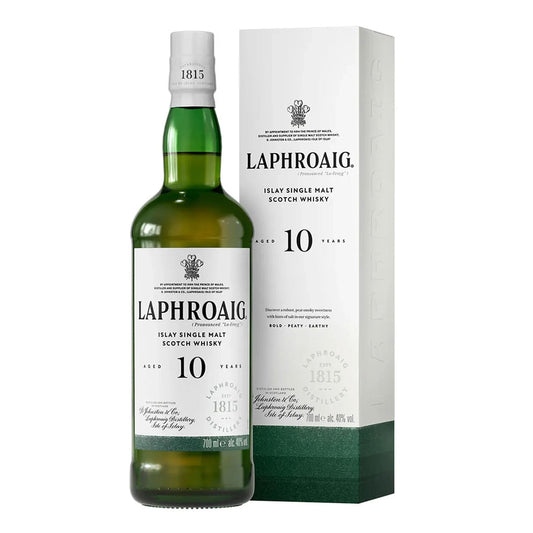 Laphroaig 10 Year Old Single Malt Scotch Whisky 700mL