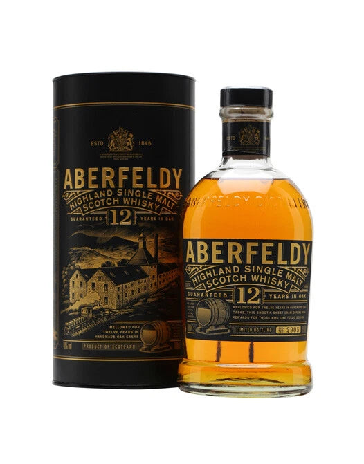 Aberfeldy 12YO Single Malt Scotch Whisky 700mL