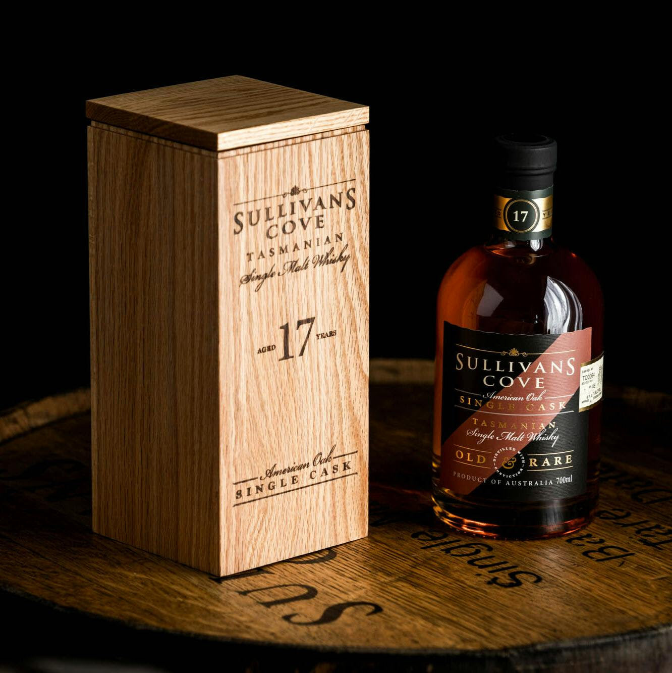 Sullivans Cove 17 YO American Oak Second-Fill Old & Rare TD0069 700ml