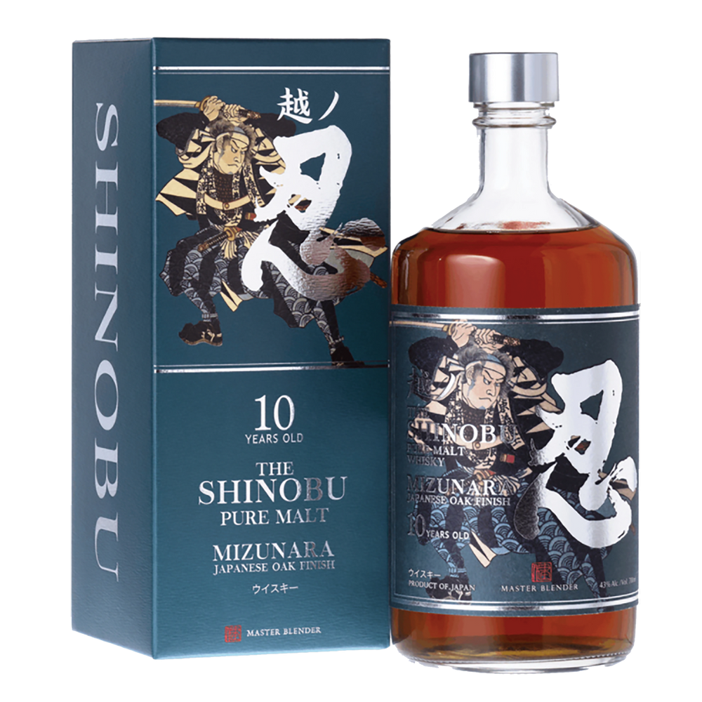 The Shinobu Pure Malt 10 Year Old Japanese Whisky 700mL